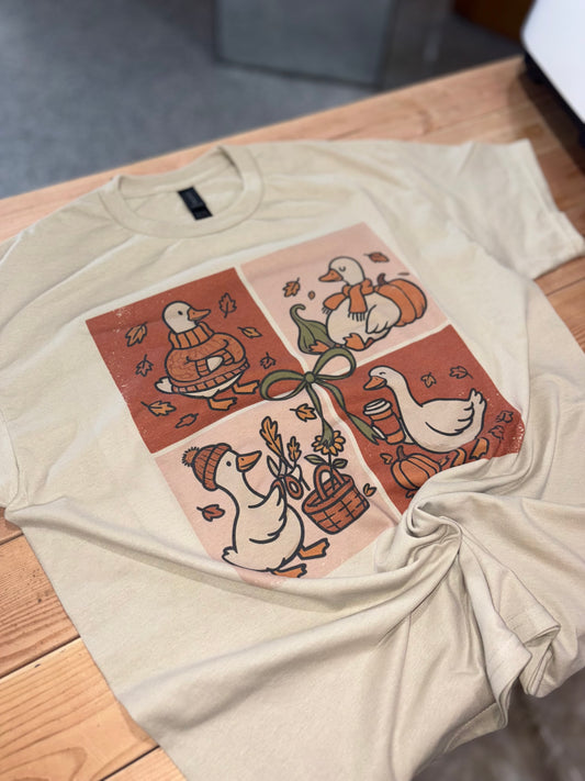 fall goose tshirt preorder 15 business day turn around time