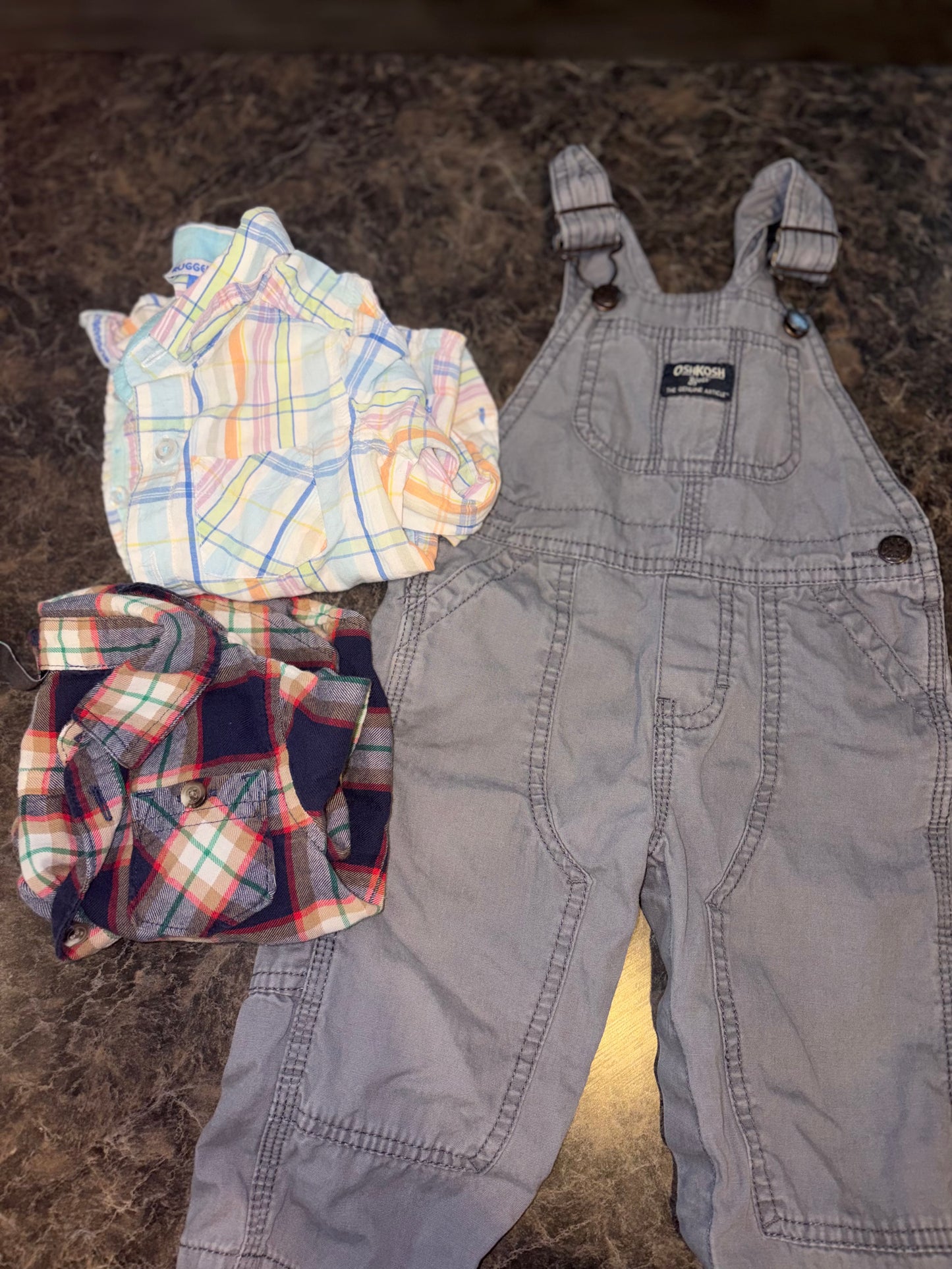 Size 12-18M mystery embroidered bundle (custom with name of your choice)- preorder 15 business day turn around time