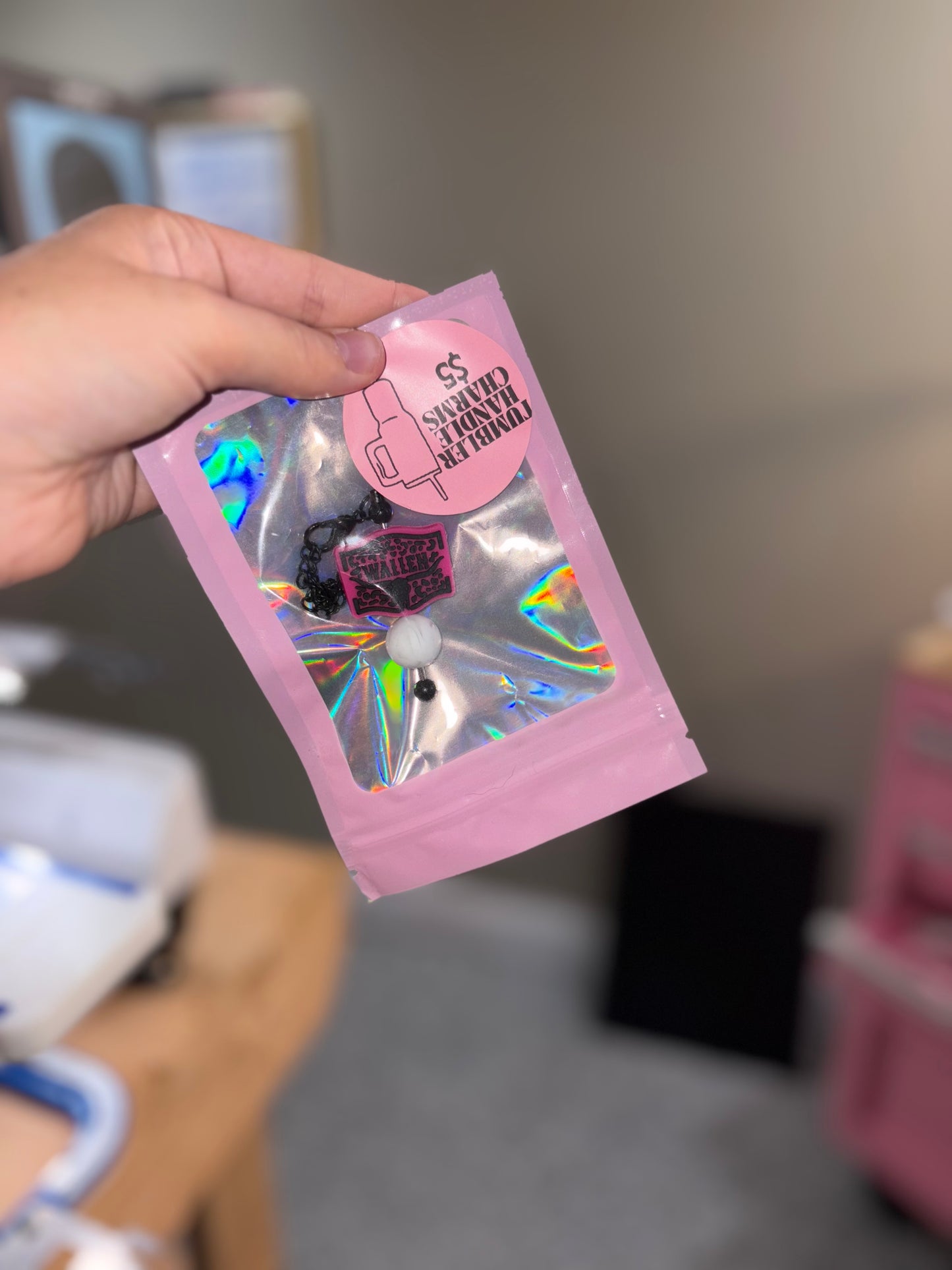 Tumbler handle charms