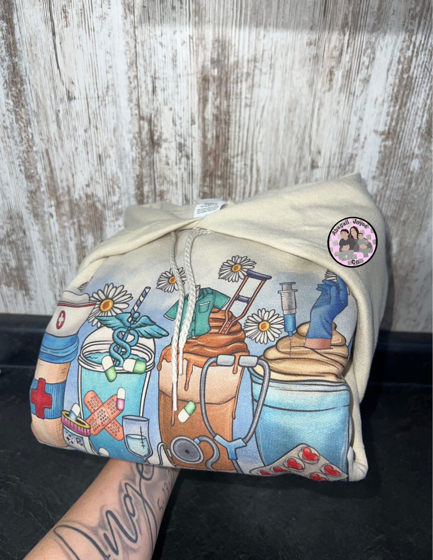 Nurse frappe hoodie preorder 15 business day turn around time