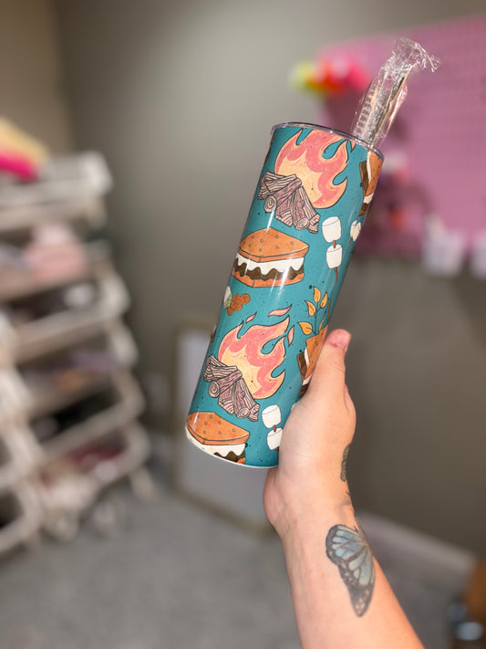 Smores tumbler preorder 15 business day turn around time