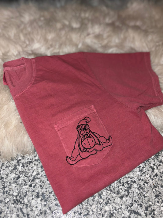 Christmas embroidered T-shirt preorder 28 business day turnaround time