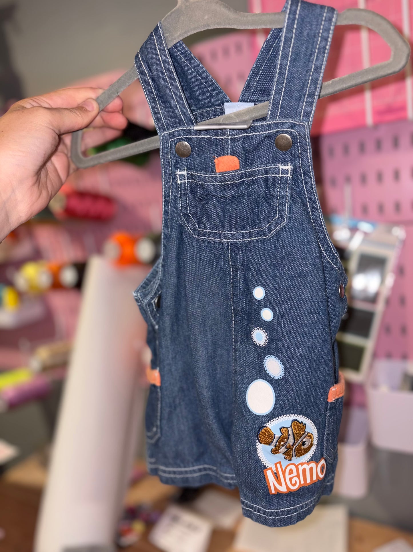 Vintage finding Nemo overalls size 0-3M
