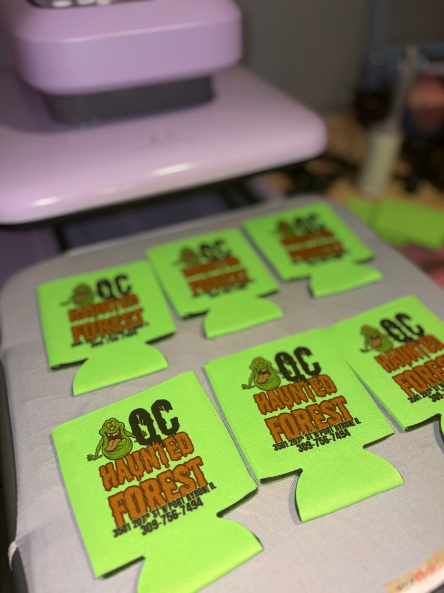 Custom business Koozies (sublimation only light color Koozies)