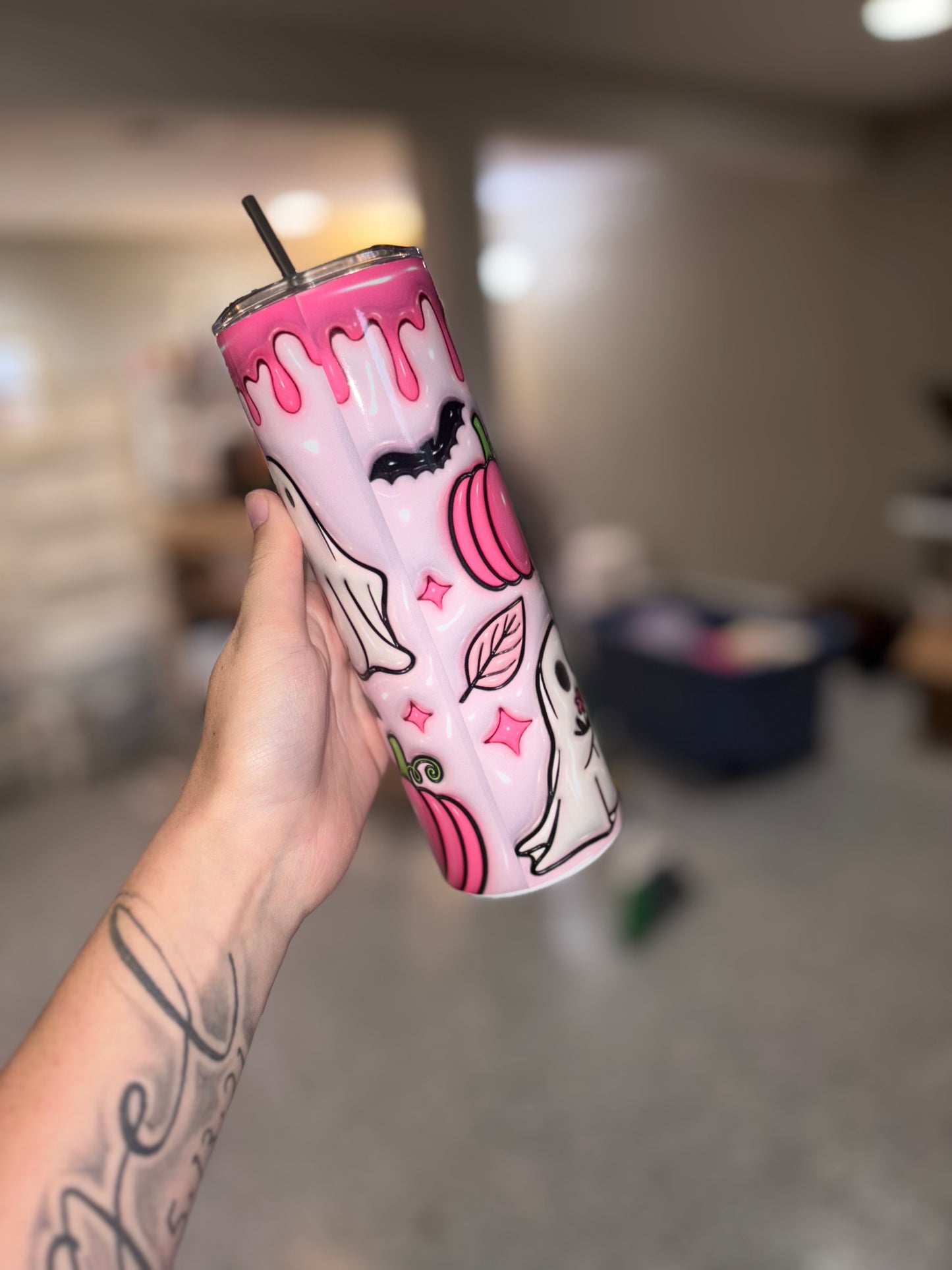 Spooky season 20oz tumbler •preorder 15 business day turn around time