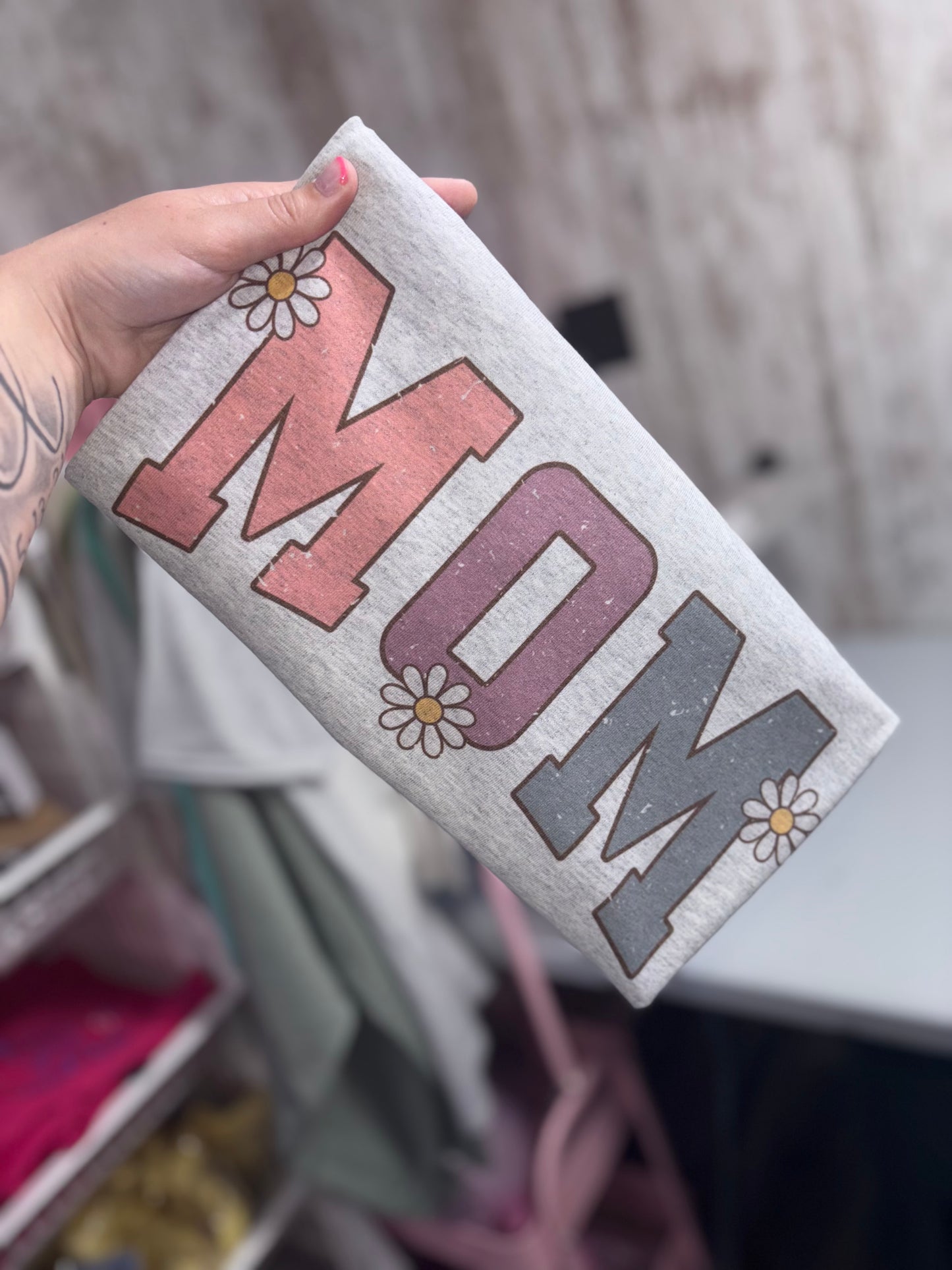 Mom tshirt preorder 15 business day turn around time