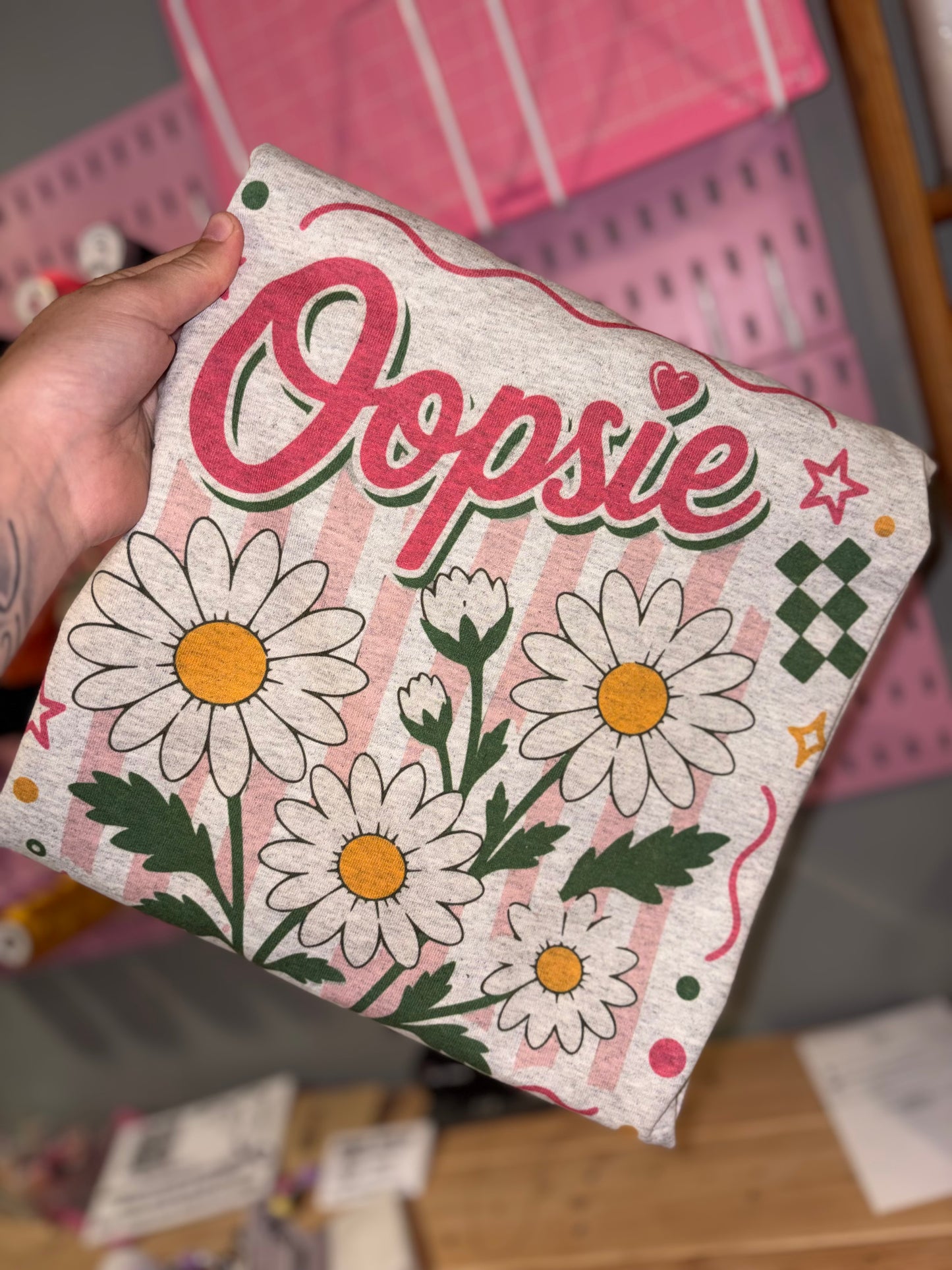 Oopsie daisy tshirt preorder 15 business day turn around time