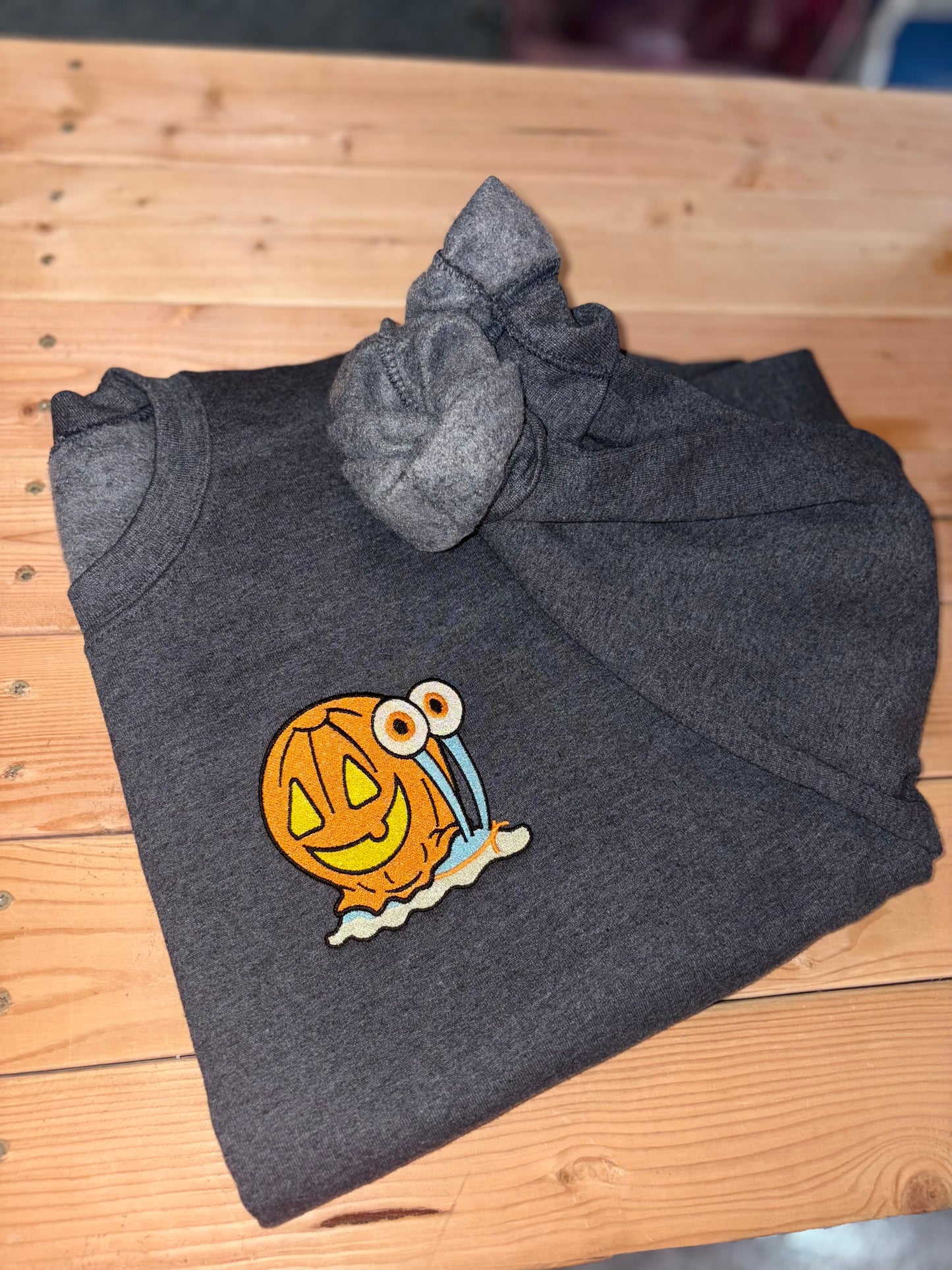 SpongeBob pumpkin embroidered crew π Preorder 28 business day turn around time