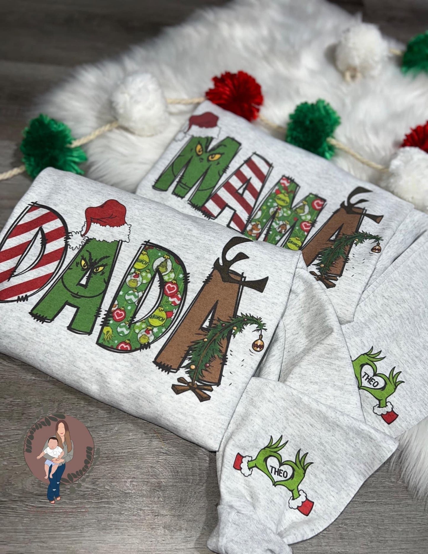 Mama/dada Christmas crews π preorder 15 business day turn around time