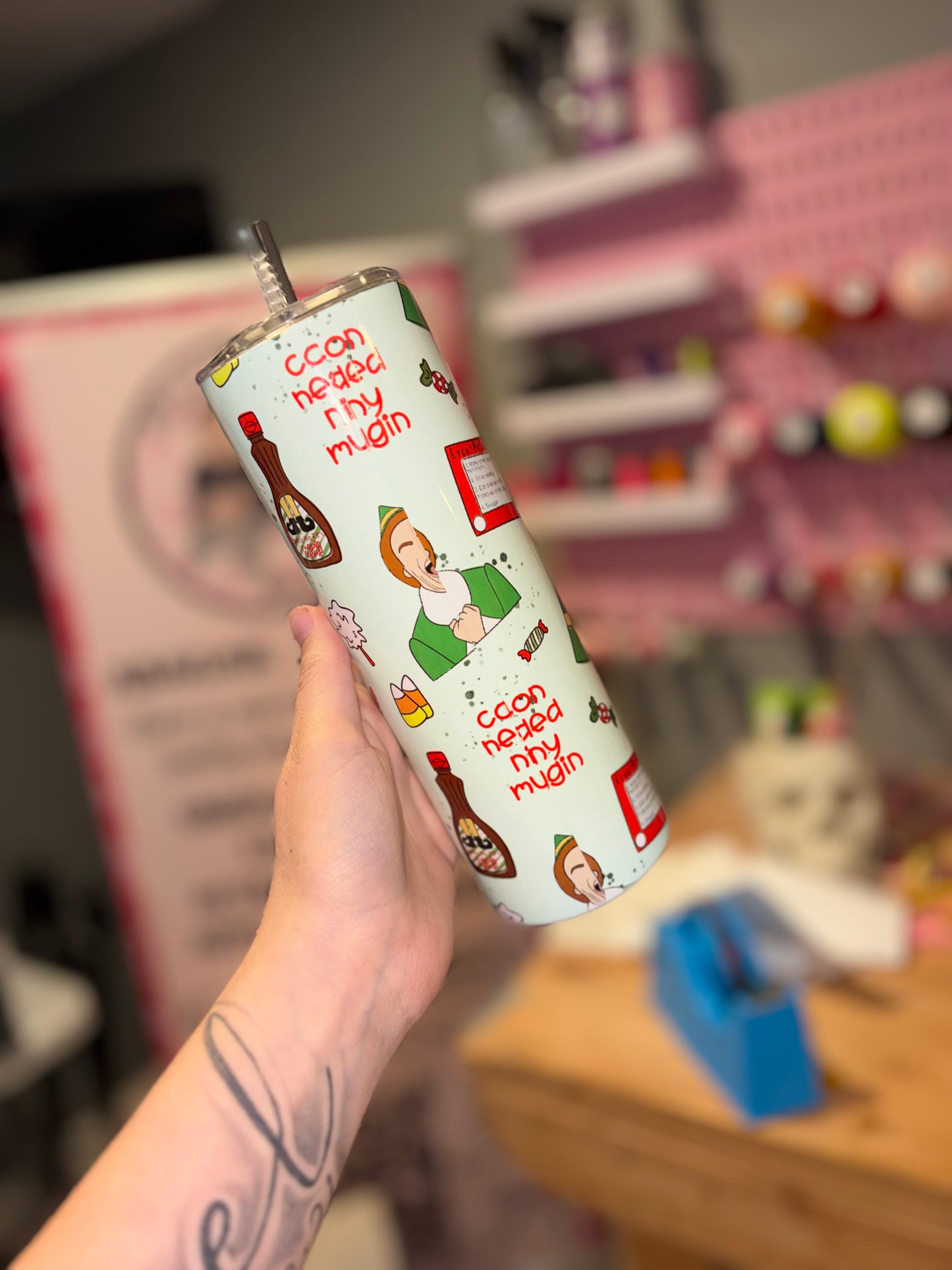 Elf 20oz tumbler