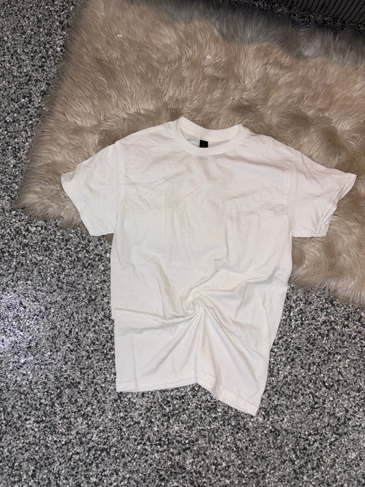 Blank tshirt- white (size small)