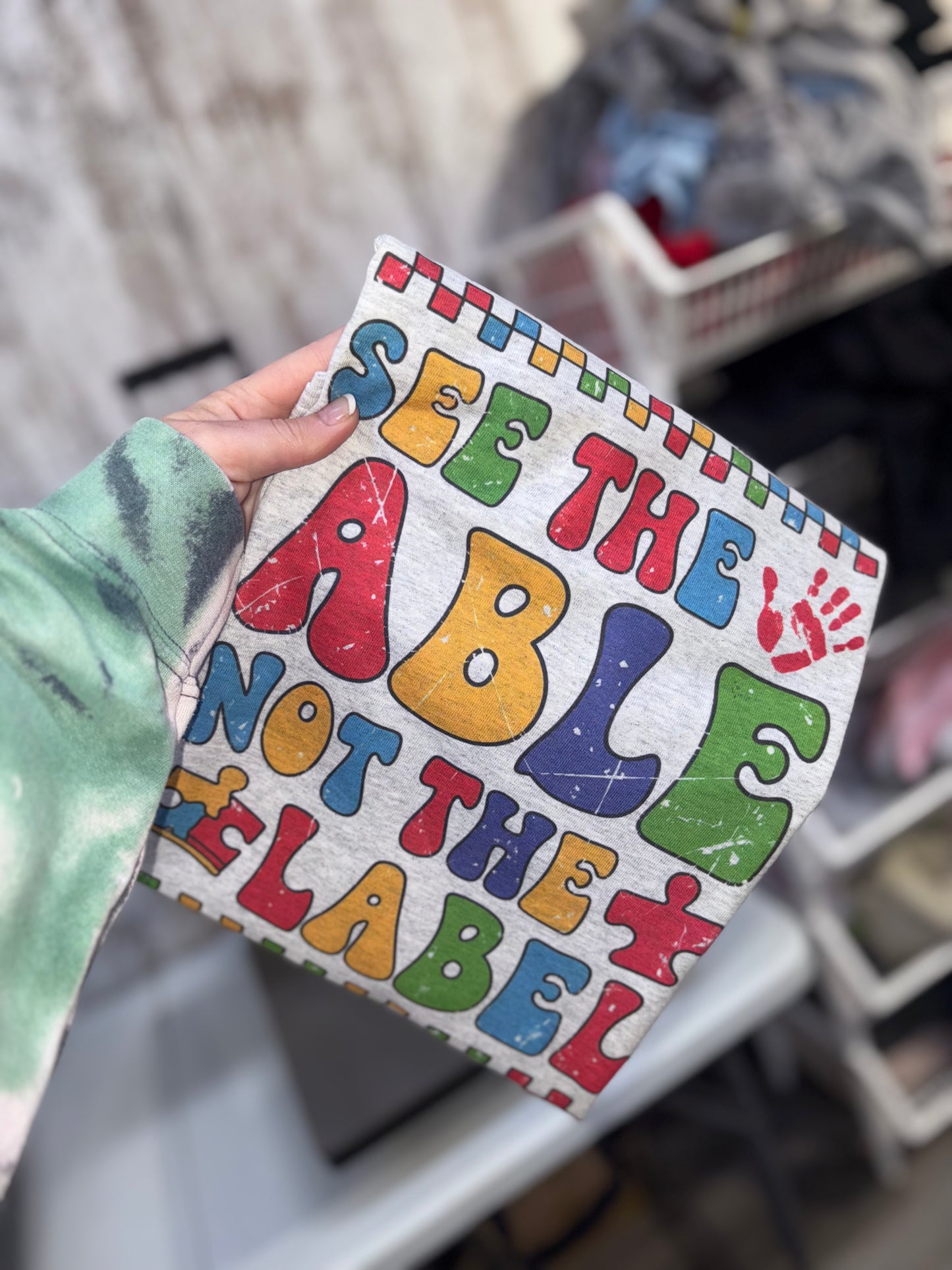 See the able tshirt preorder 15 business day turn around time