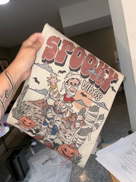 Spooky tshirt preorder 15 business day turn around time