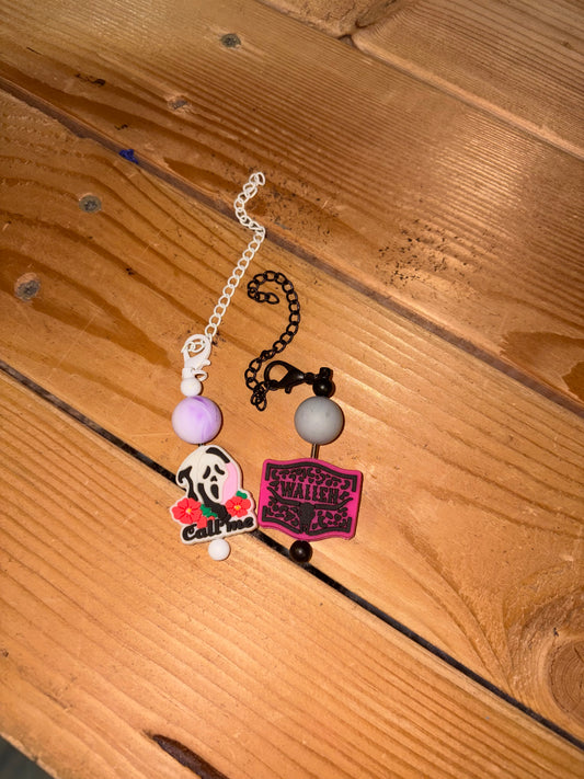 bag/tumbler charms. (Number order left to right.)