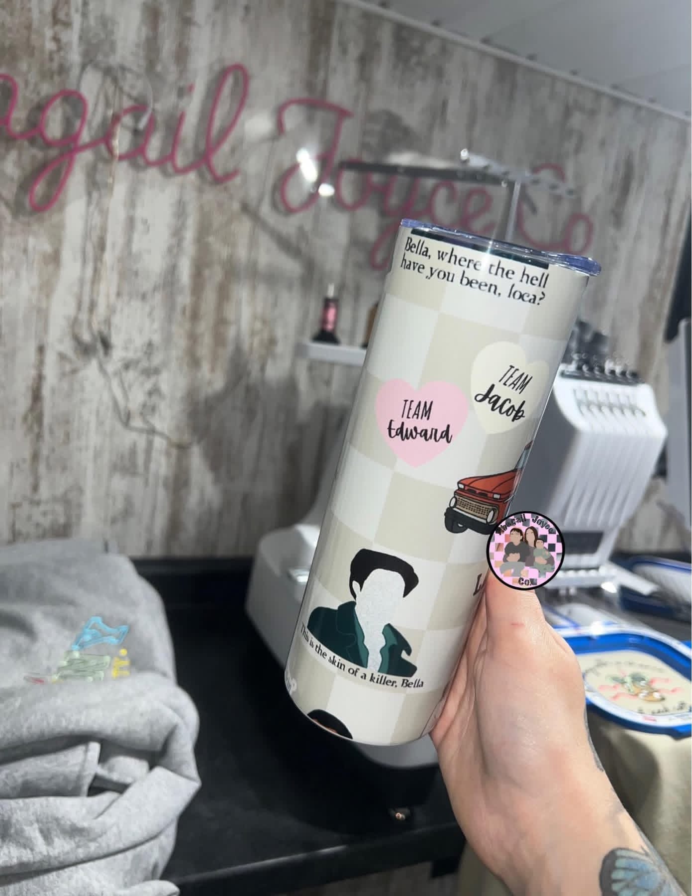 Vampire 20oz tumbler preorder 15 business day turn around time