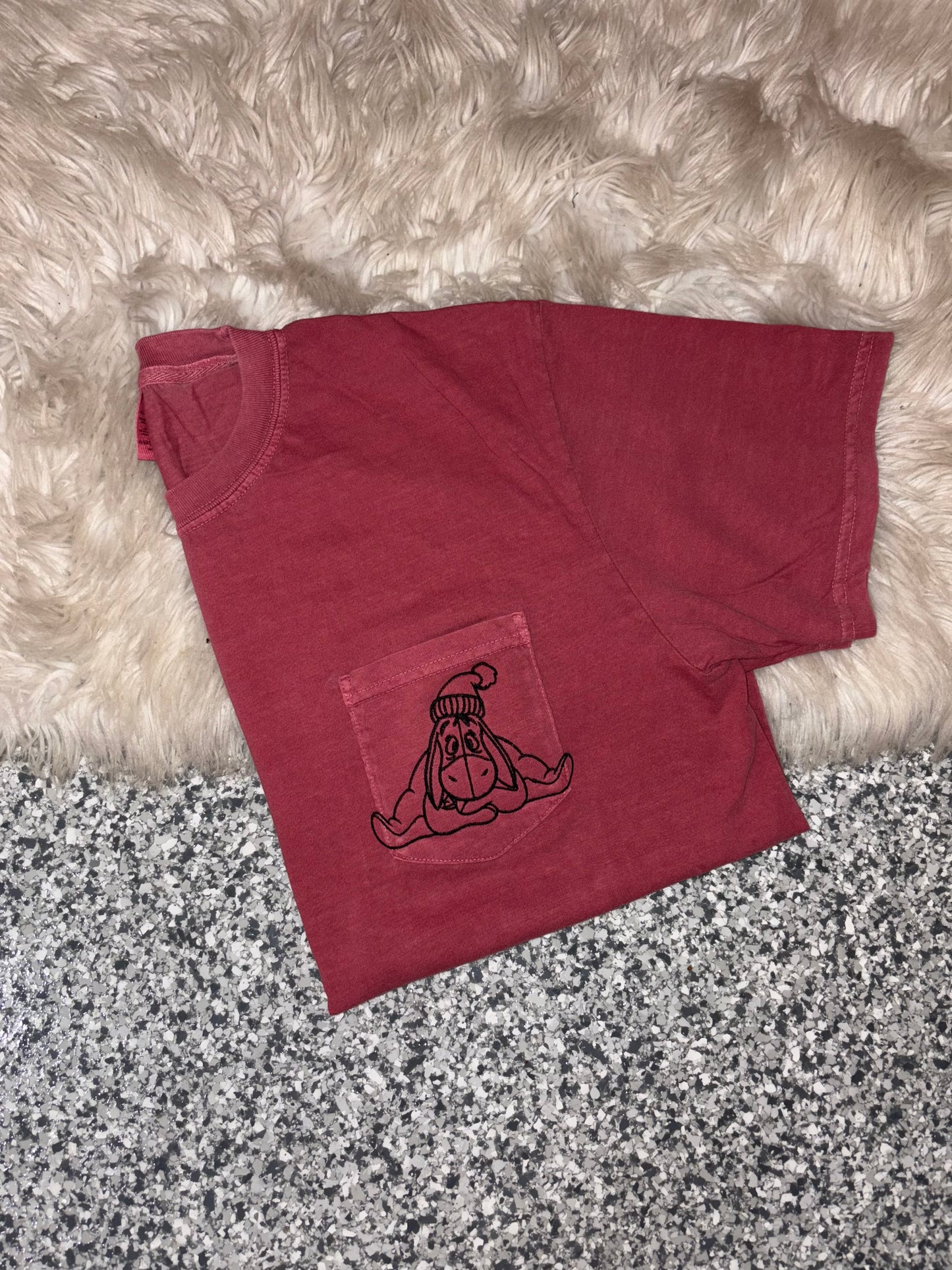 Christmas embroidered T-shirt preorder 28 business day turnaround time