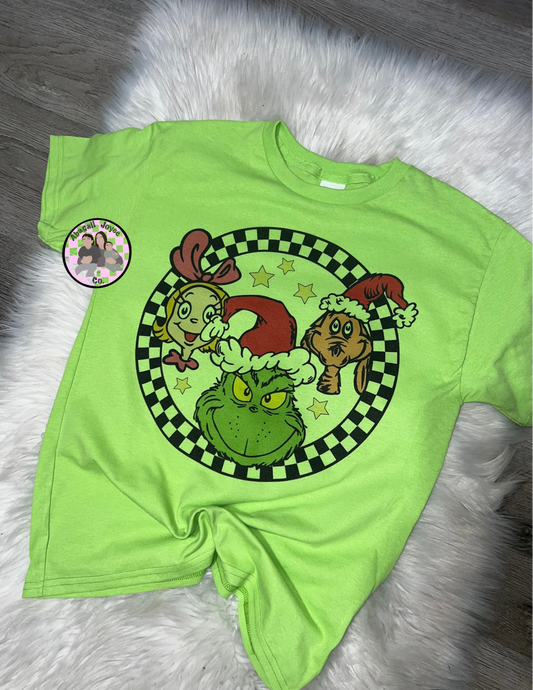 Checkered green guy preorder 15 business day turn around time