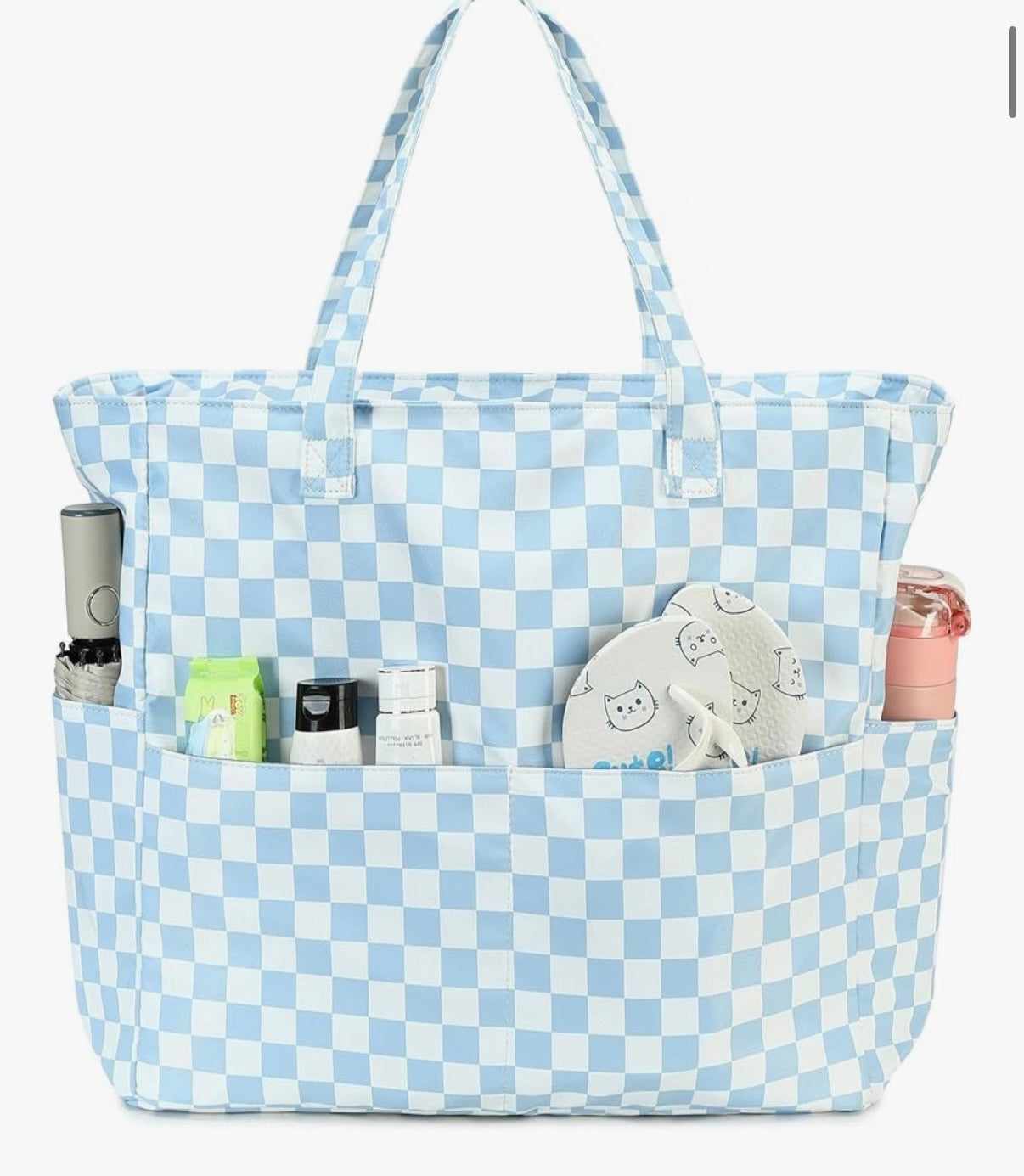 Embroidered beach bag 15 biz day turn around time