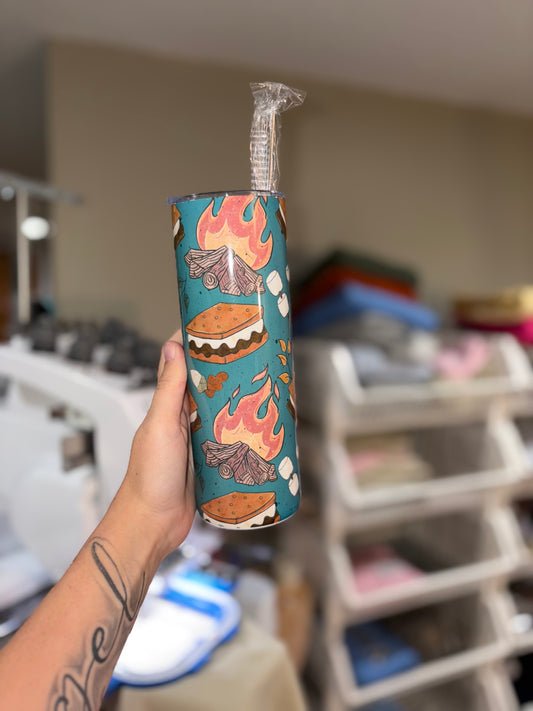 Smores tumbler preorder 15 business day turn around time