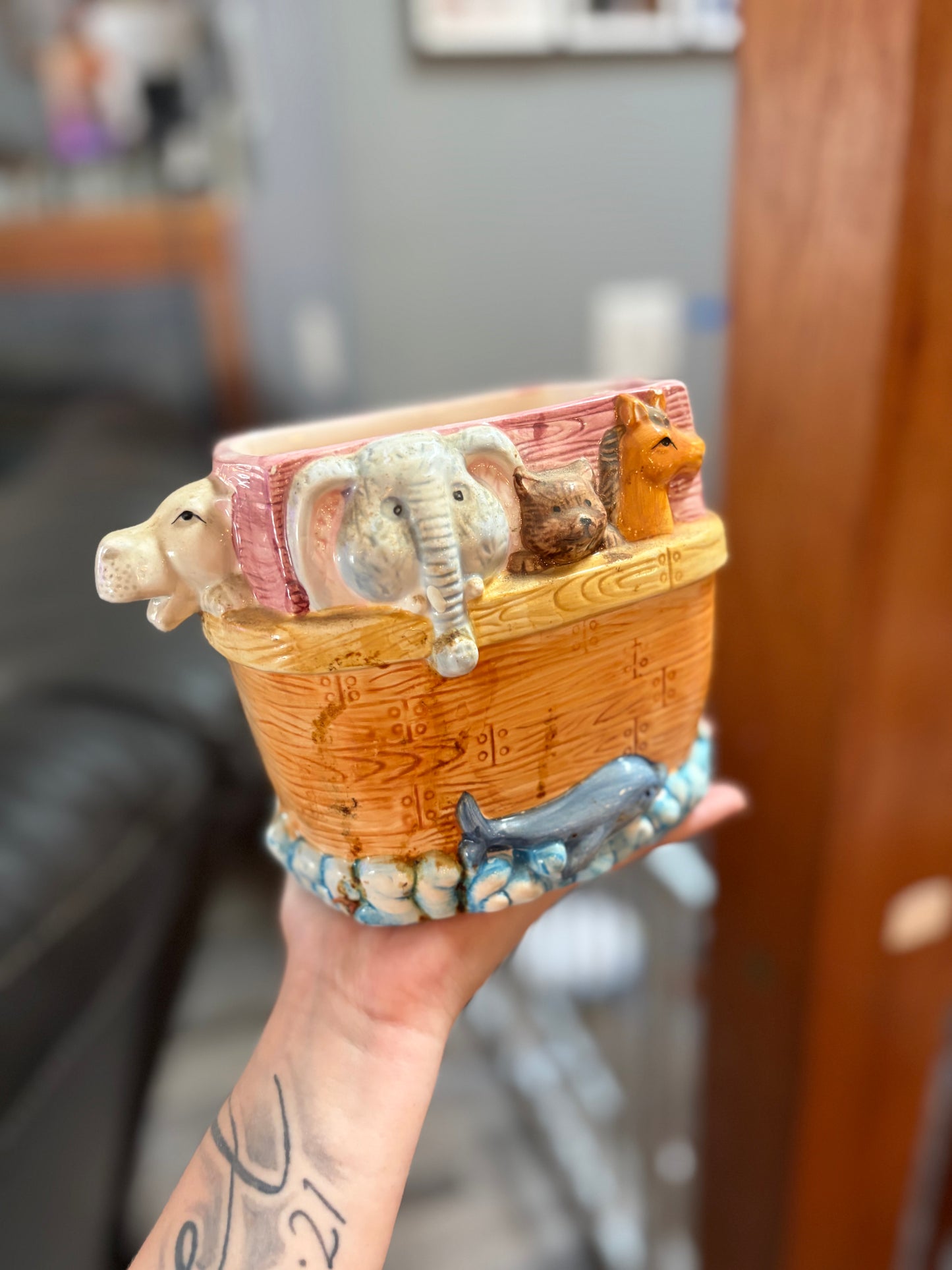 Vintage Noah’s ark jar