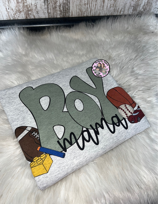 Boy mama T-shirt preorder 15 business day turn around time