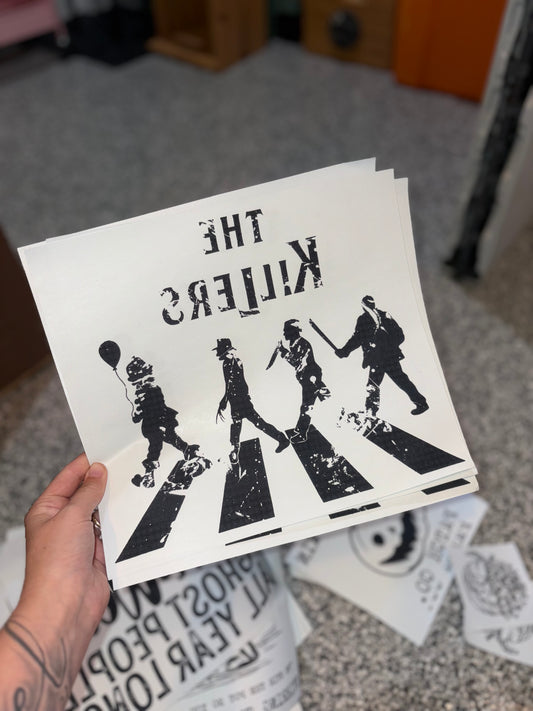 The killers black ink design (design for blank shirt).