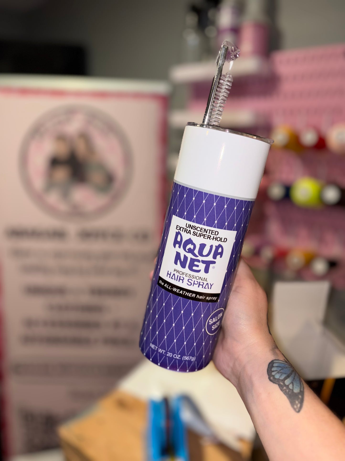 Aqua net 20oz tumbler