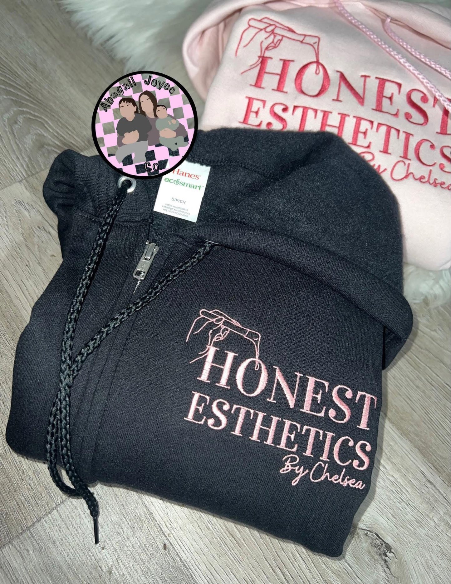 EMBROIDERED ZIP UP (WHOLESALE) preorder 28 business day turn around time