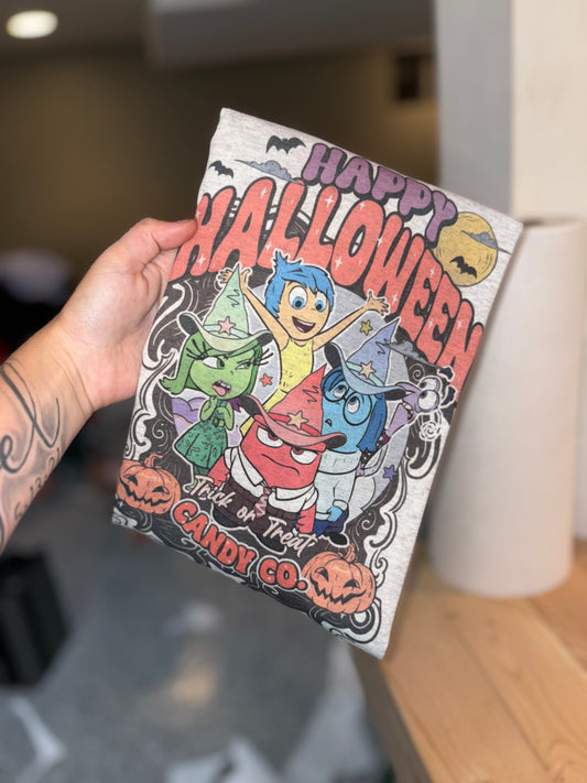 Inside out Halloween tshirt preorder 15 business day turn around time