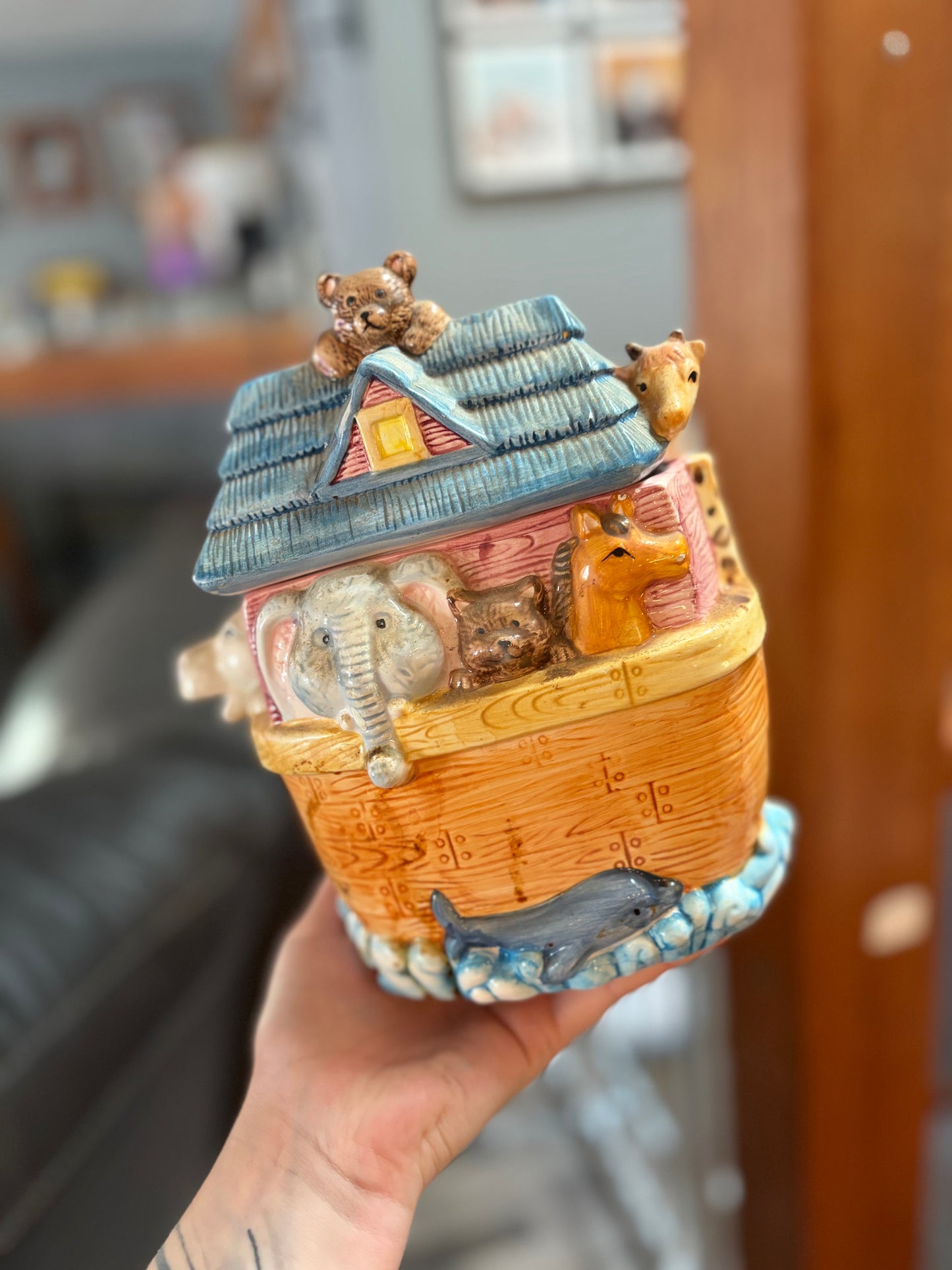 Vintage Noah’s ark jar
