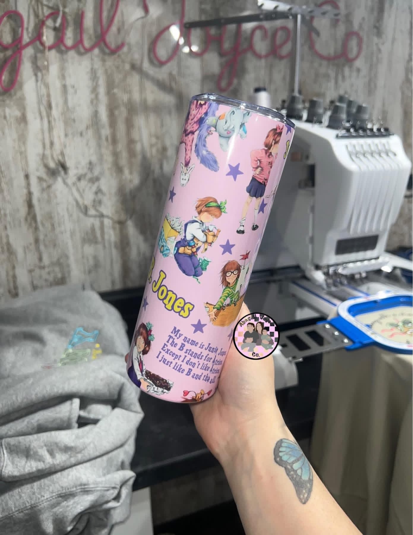 JB 20oz tumbler preorder 15 business day turn around time