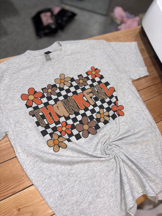 Thankful tshirt preorder 15 business day turn around time