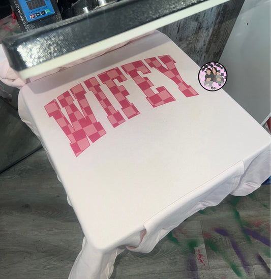 Wifey HOODIE preorder 15 business day turn around time