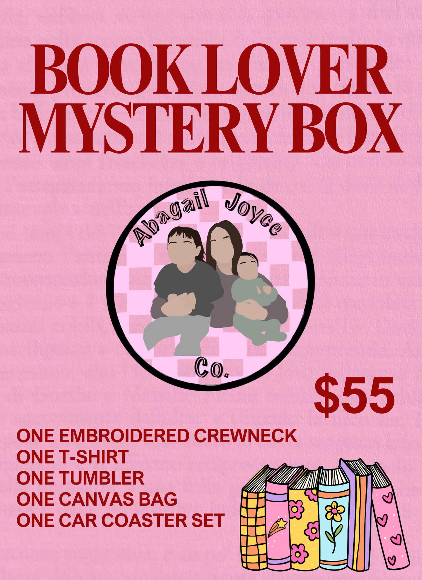 Book lover mystery box preorder 28 business day turn around time