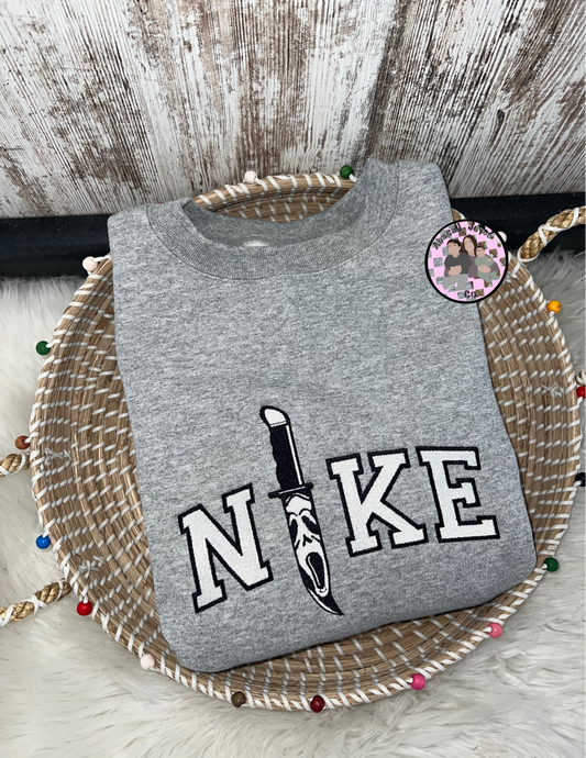 Knife embroidered crew 🔪 preorder 28 business day turn around time