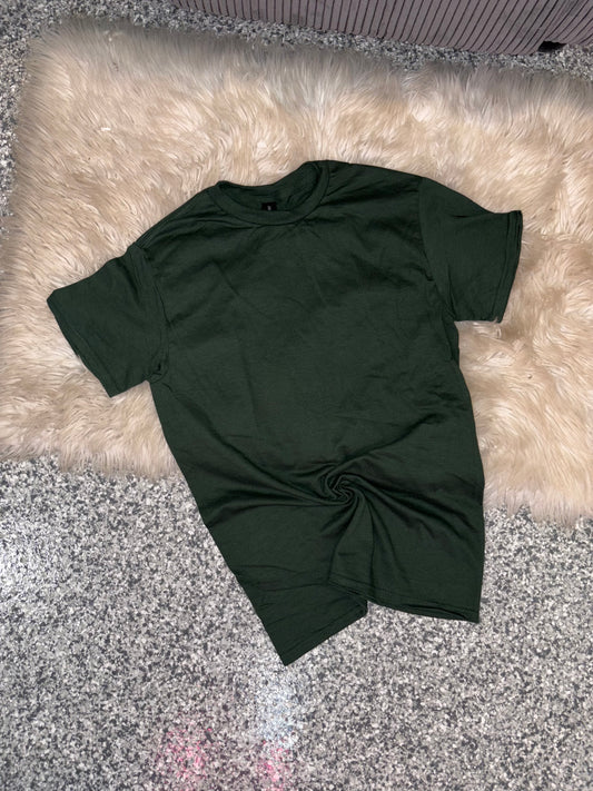 Blank tshirt- forest green