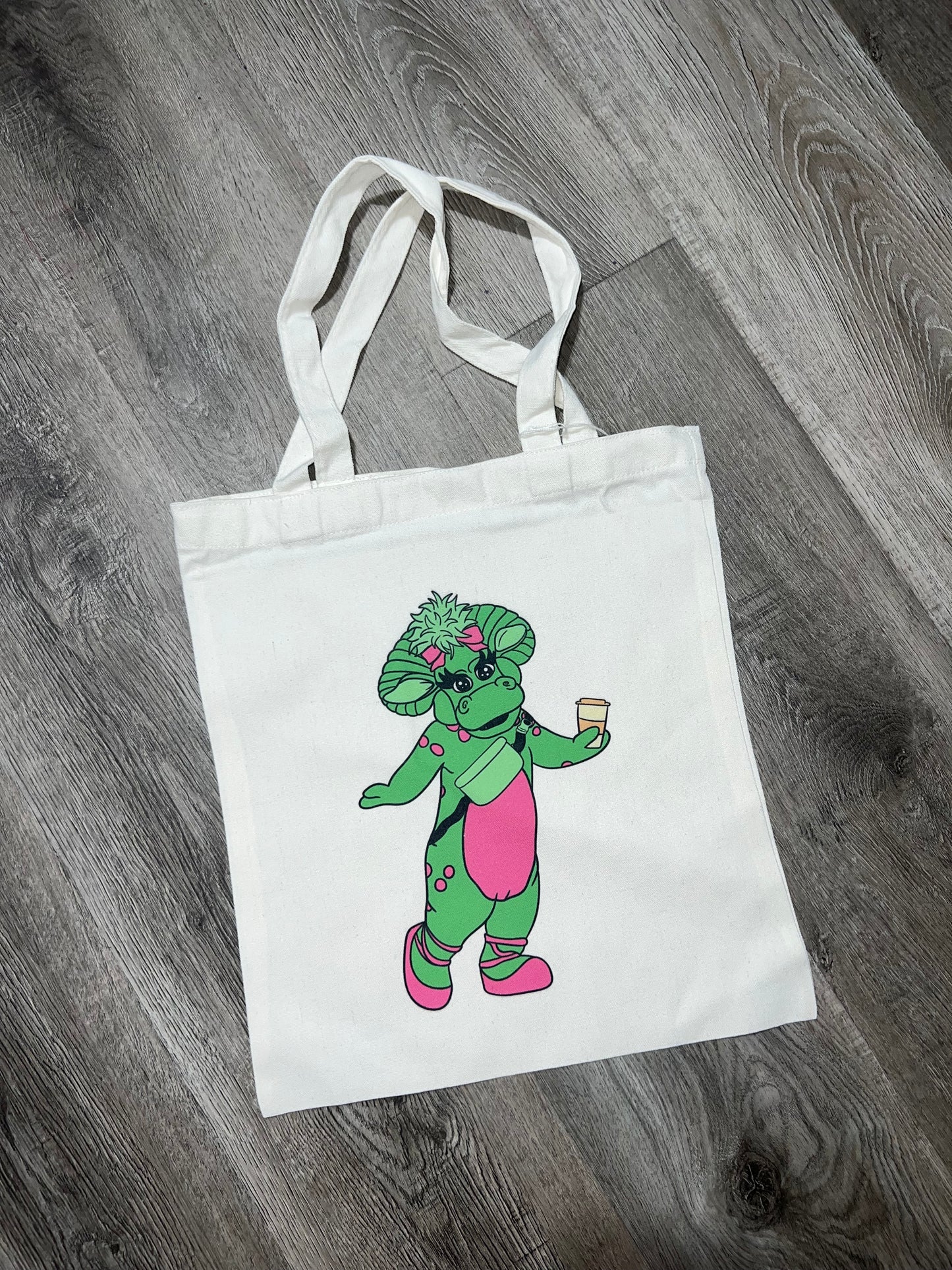 Pretty girl hop canvas tote bag