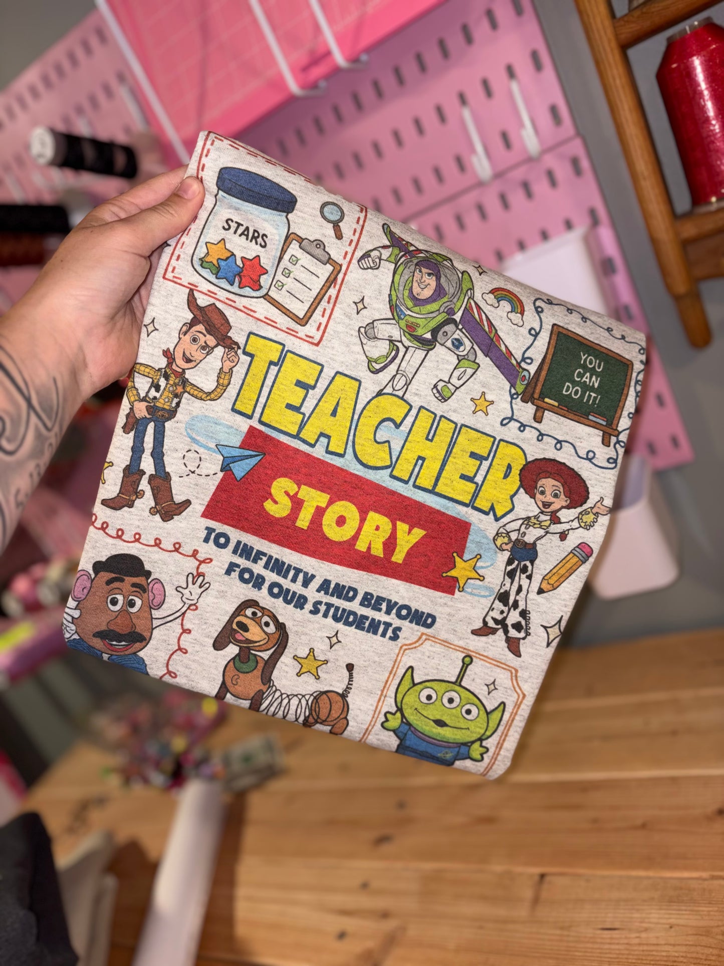 Teacher story tshirt preorder 15 business day turn around time