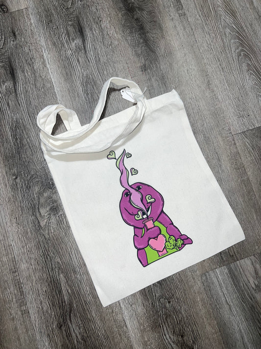 Stoney canvas tote bag