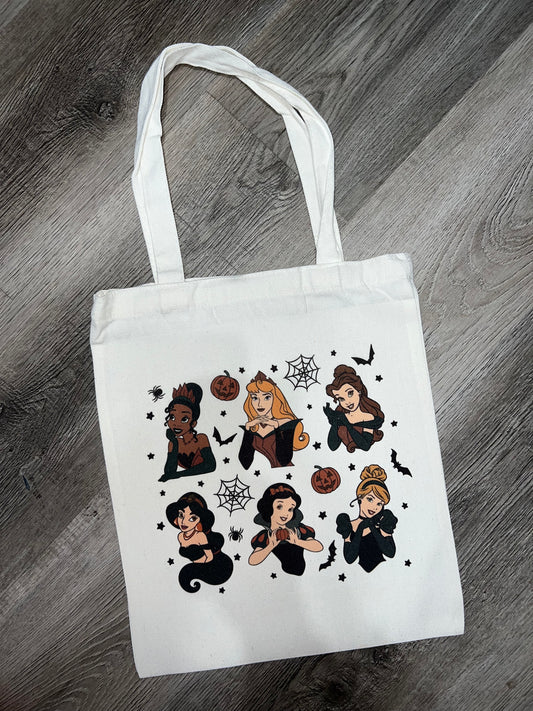 Princess canvas tote bag