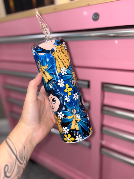 Doll 20oz tumbler •preorder 15 business day turn around time