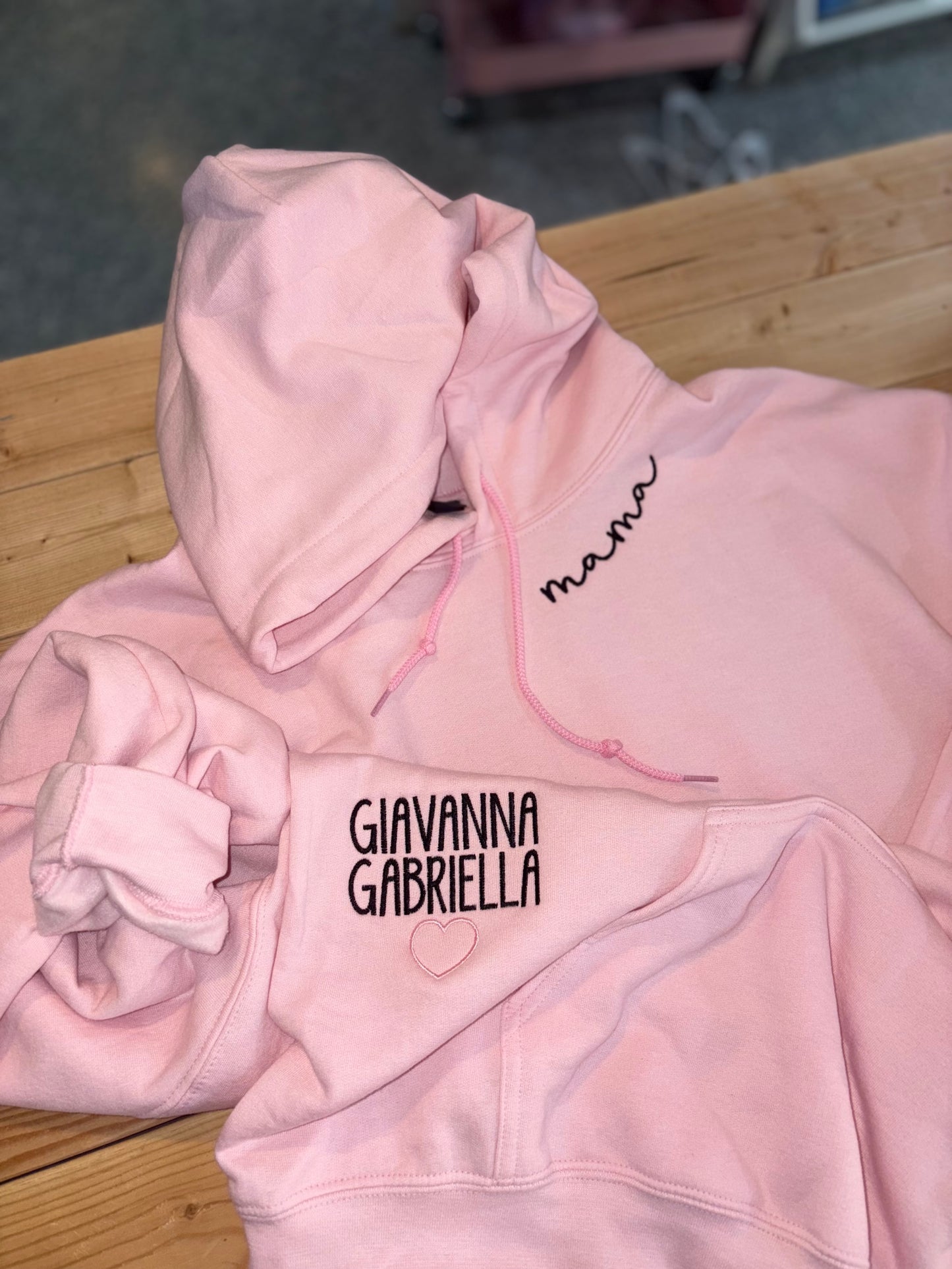 Embroidered mama hoodie 🥰 Preorder 28 business day turn around time