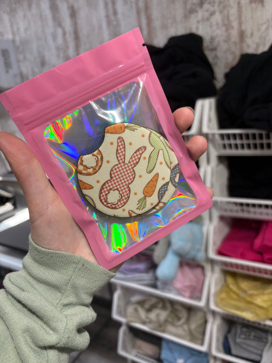 Bunny car coaster set