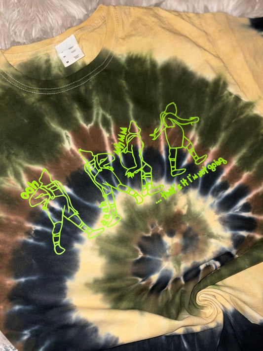 Size medium green guy shirt