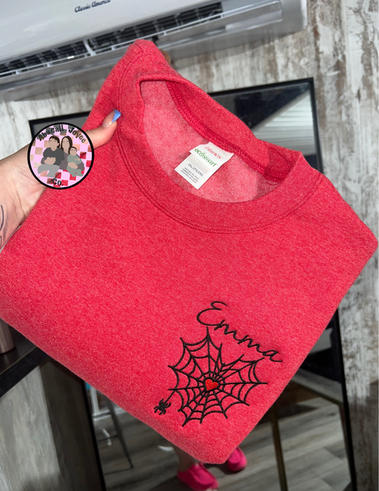 Custom web embroidered crew 🕸 preorder 28 business day turn around time